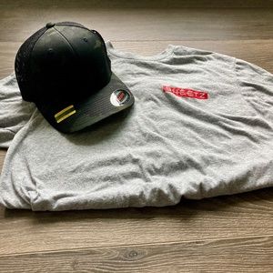 Sheetz Gas Station Flix Fit Camouflage Hat & Shirt (Medium)